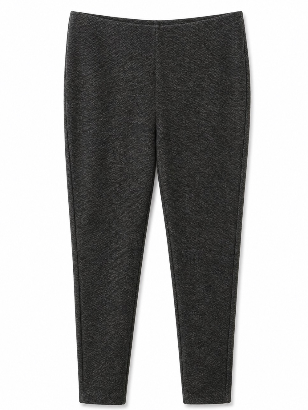 J Jill Black Ponte Knit Leggings LP Petite Textured Stretch Pull On